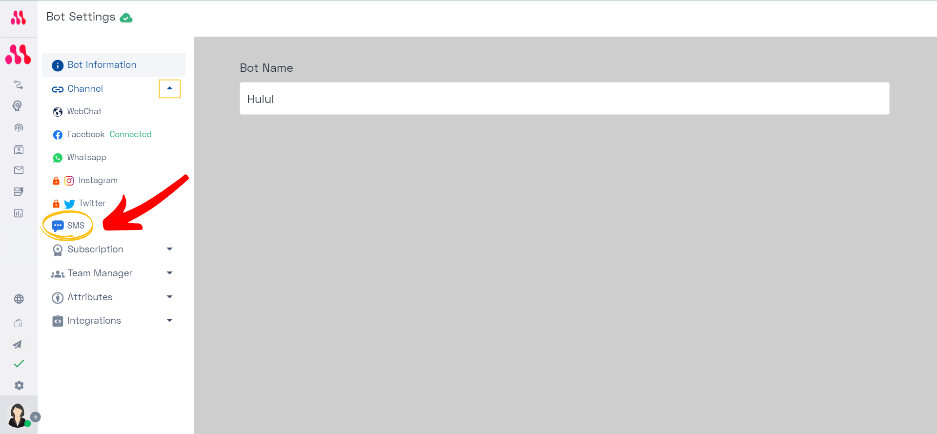 Choose SMS as your preferred channel type._MO.png